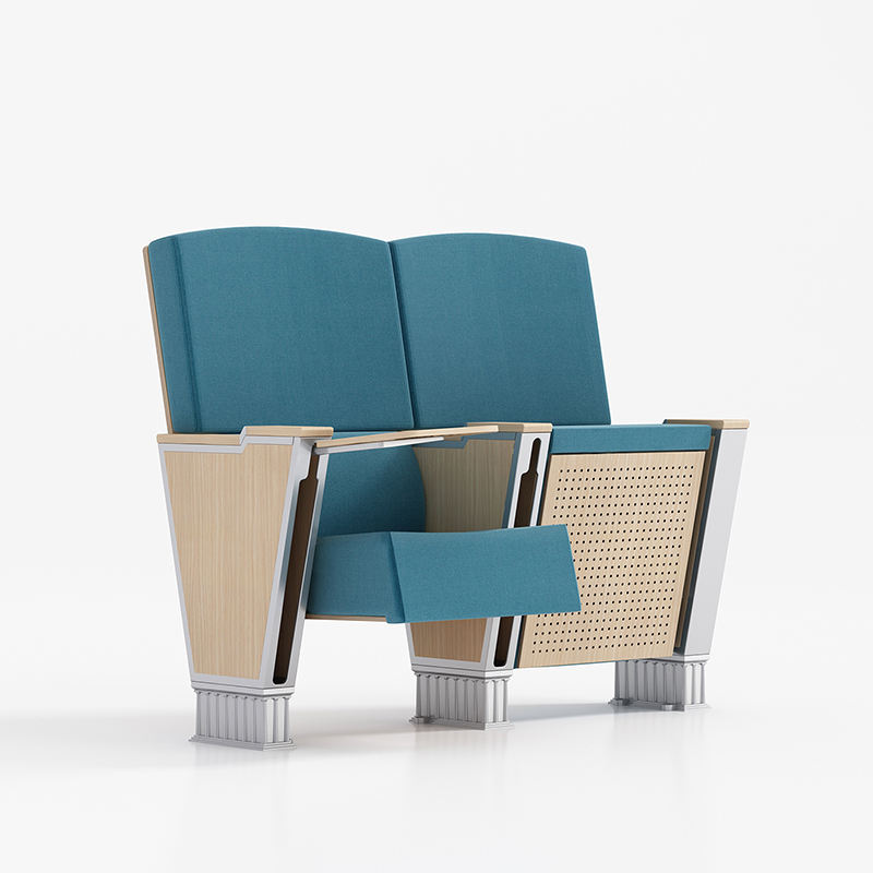 Luxury high quality sponge cushioned church auditorium cinema chair stackable chair