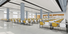 Customized furniture for the cafeteria and dining hall for DYR003