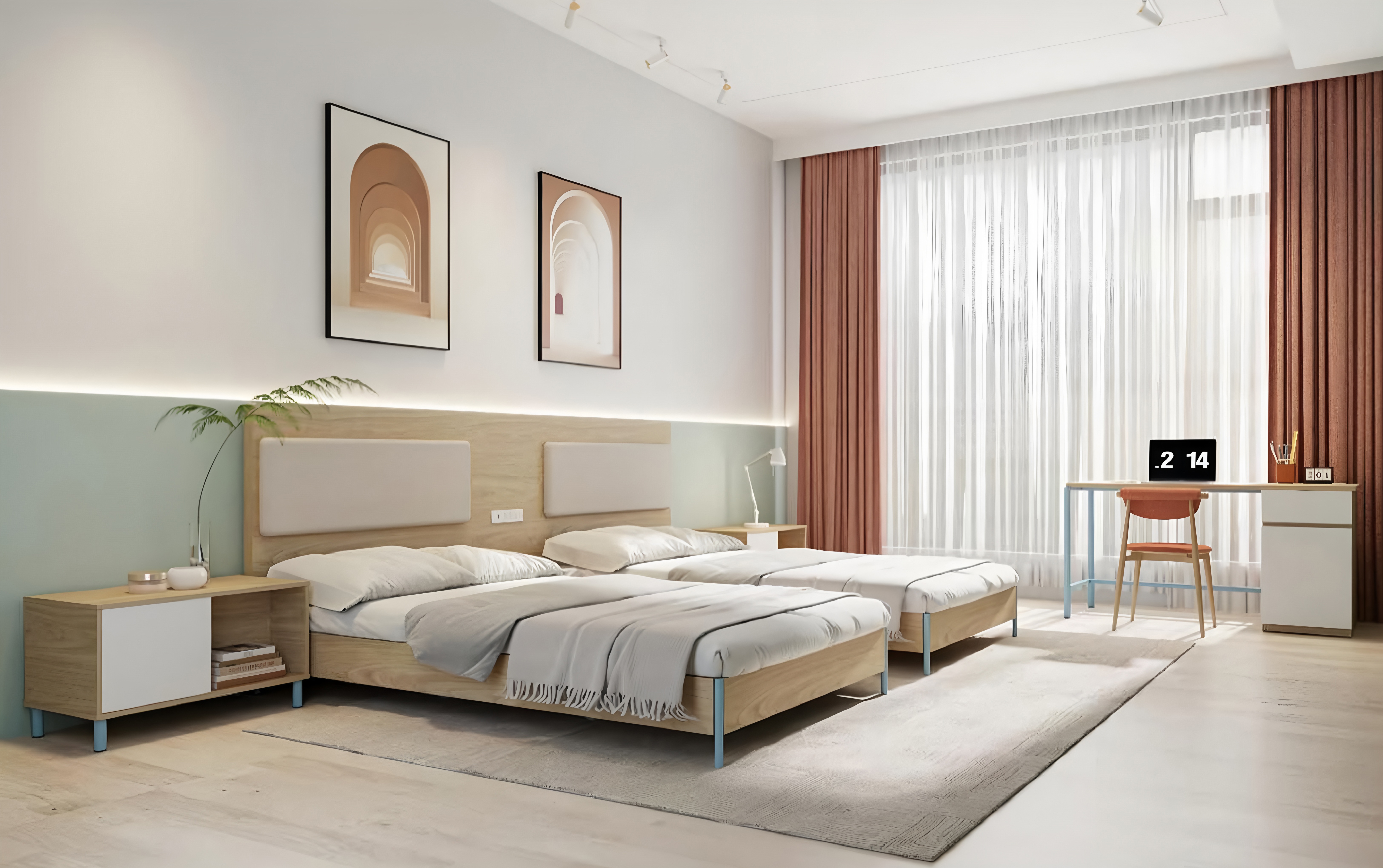 Customized furniture for single-story apartments