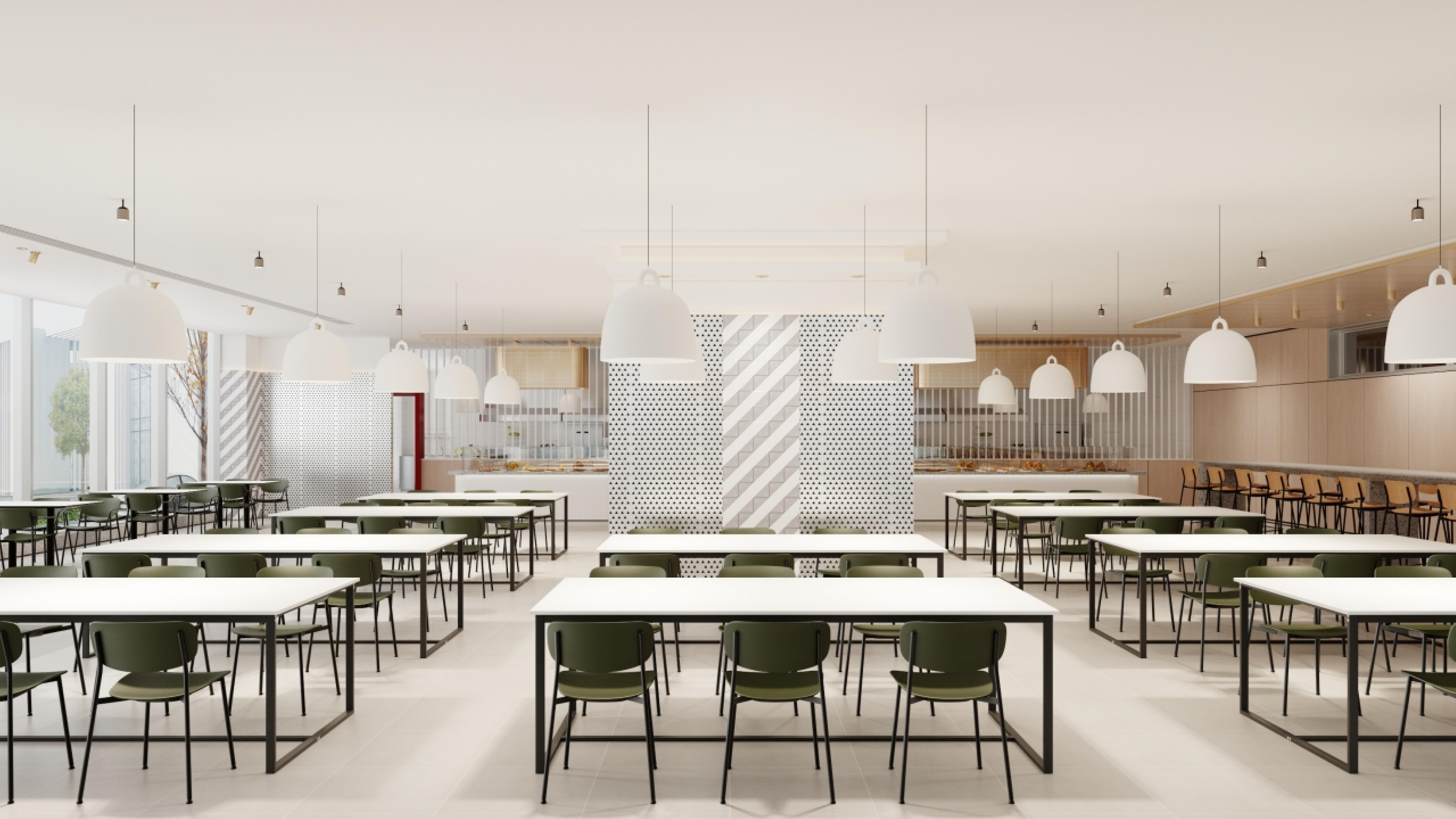 Customized furniture for the cafeteria and dining hall for DYR002