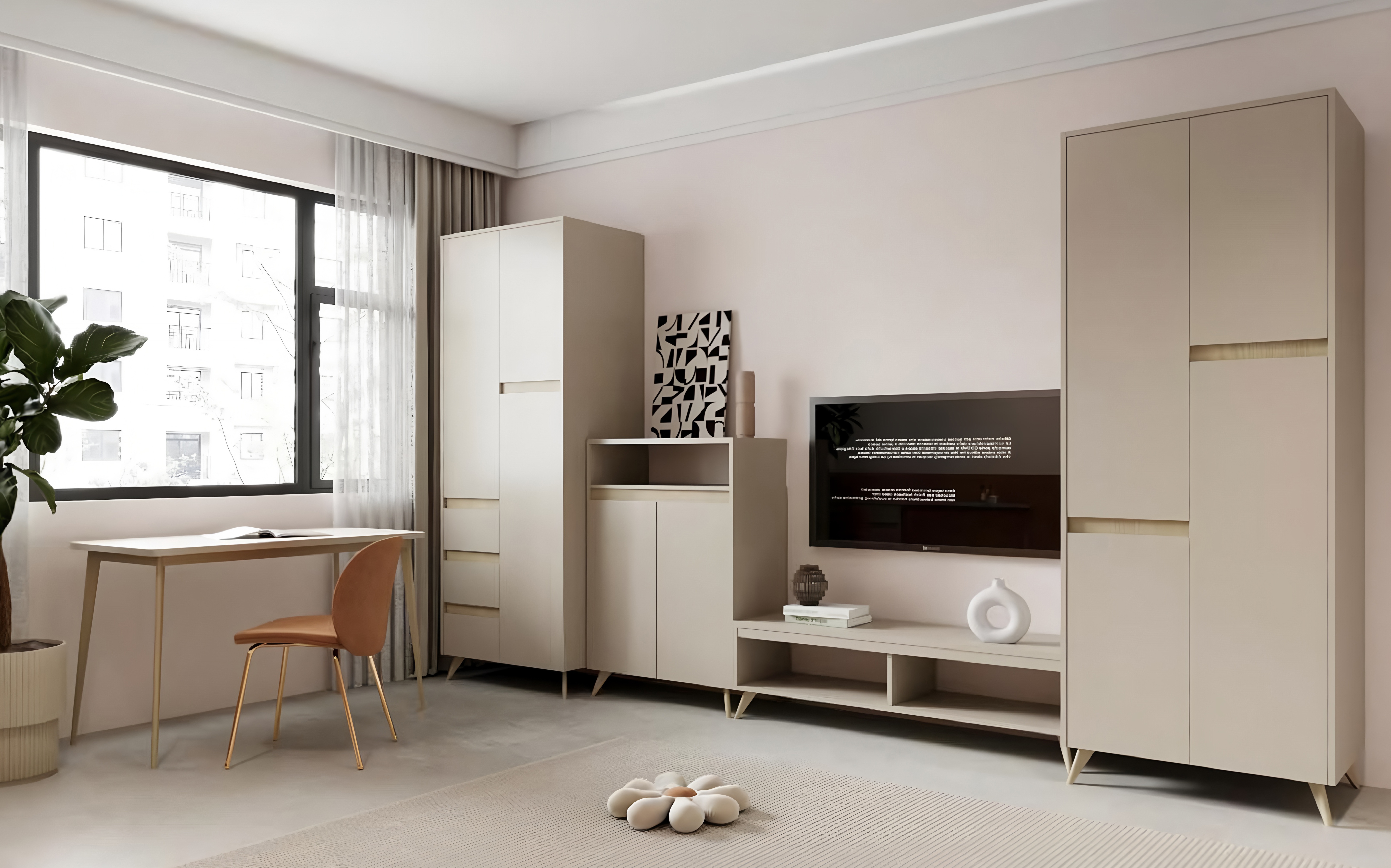 Customized furniture for single-story apartments for DYA005