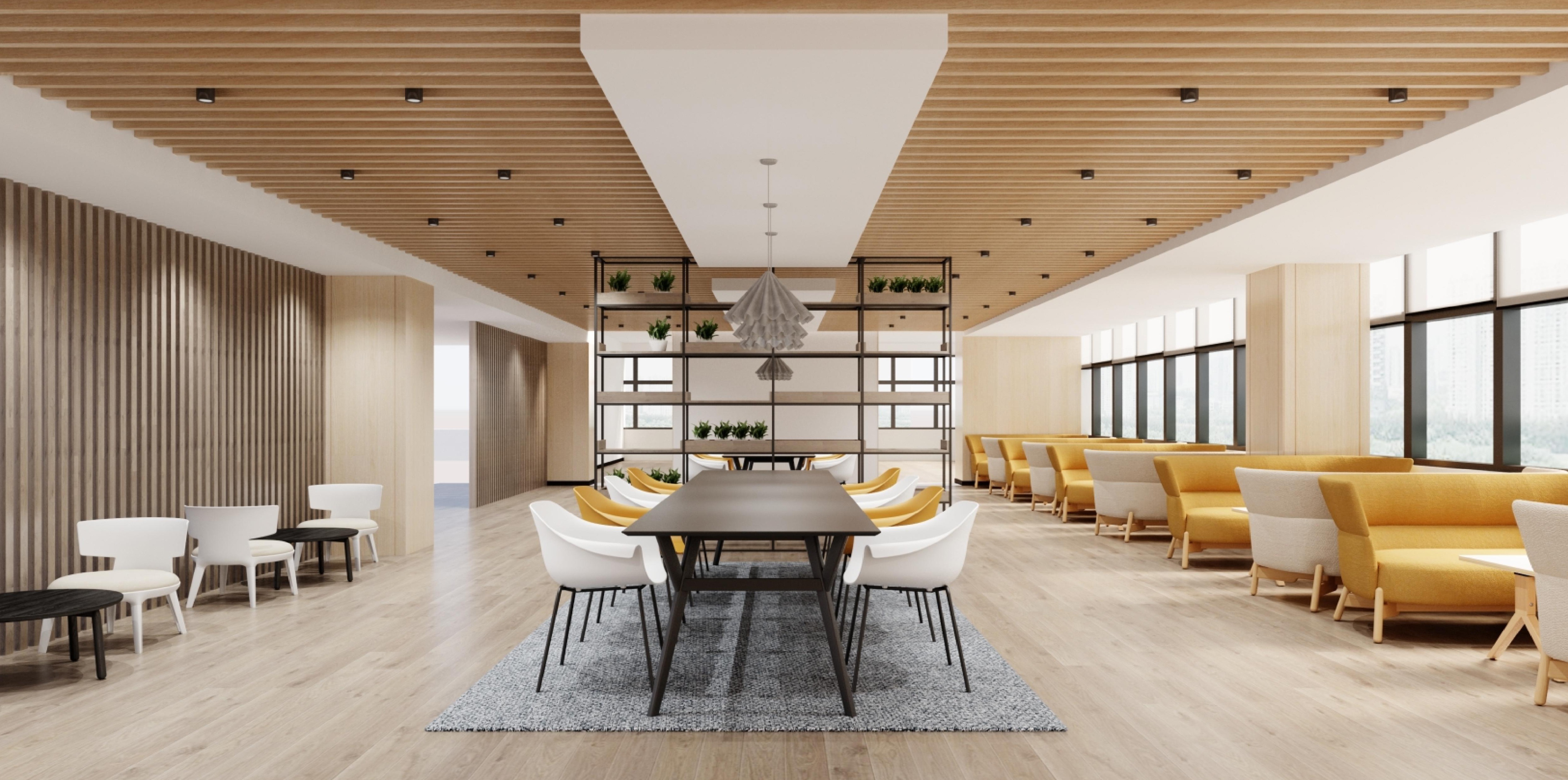 Customized furniture for the cafeteria and dining hall for DYR004