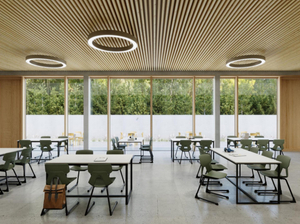 Customized furniture for the cafeteria and dining hall for DYR001