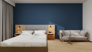 Customized hotel furniture for standard king-size bed rooms for DYSDKR003