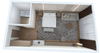 Customized hotel furniture for business twin bed rooms for DYBTR001