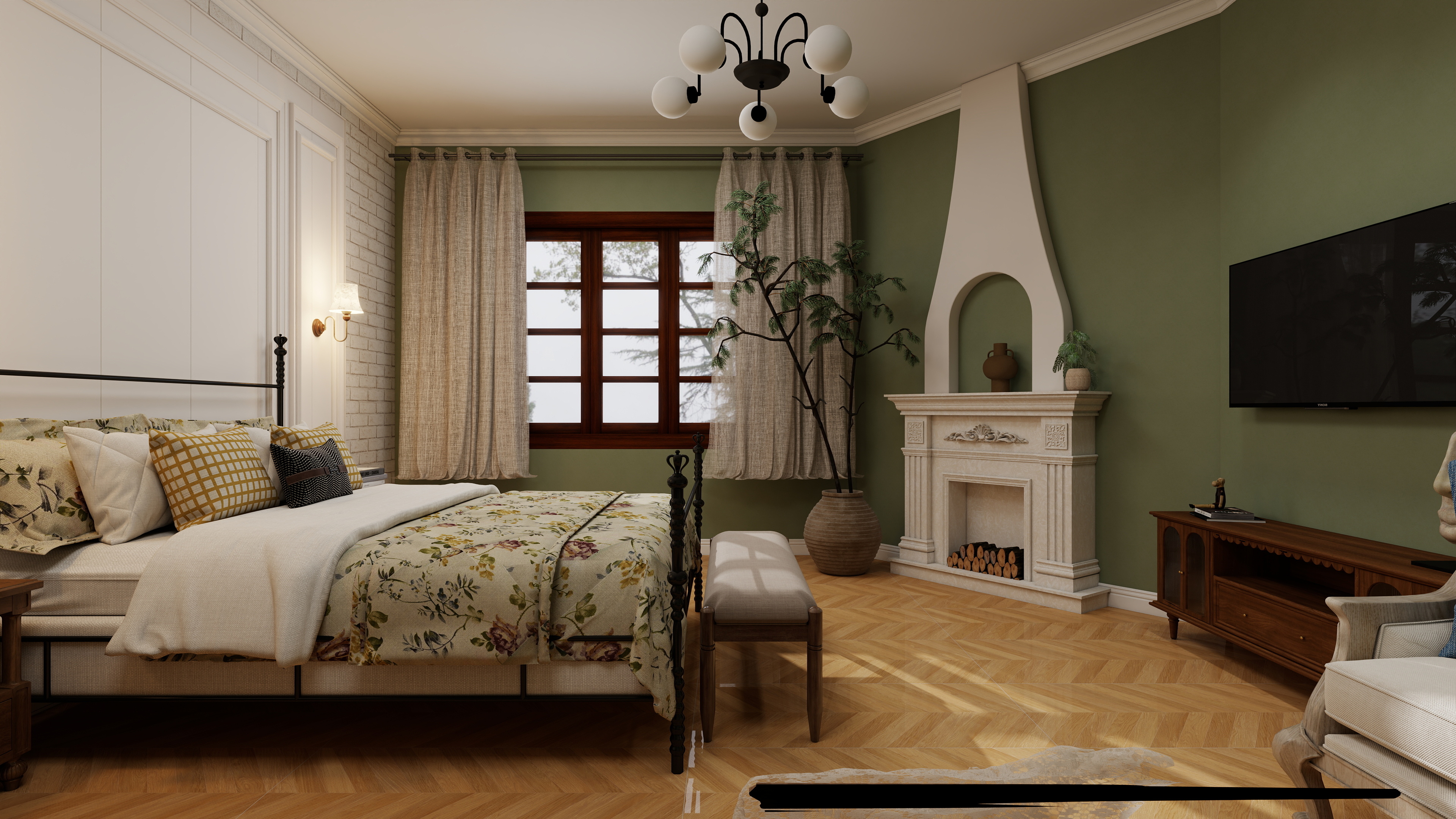 Hotel furniture customization for luxury king-size bed rooms for DYDKR004