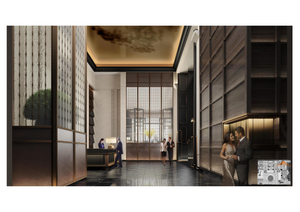 Customized furniture for the hotel lobby for DYHL004