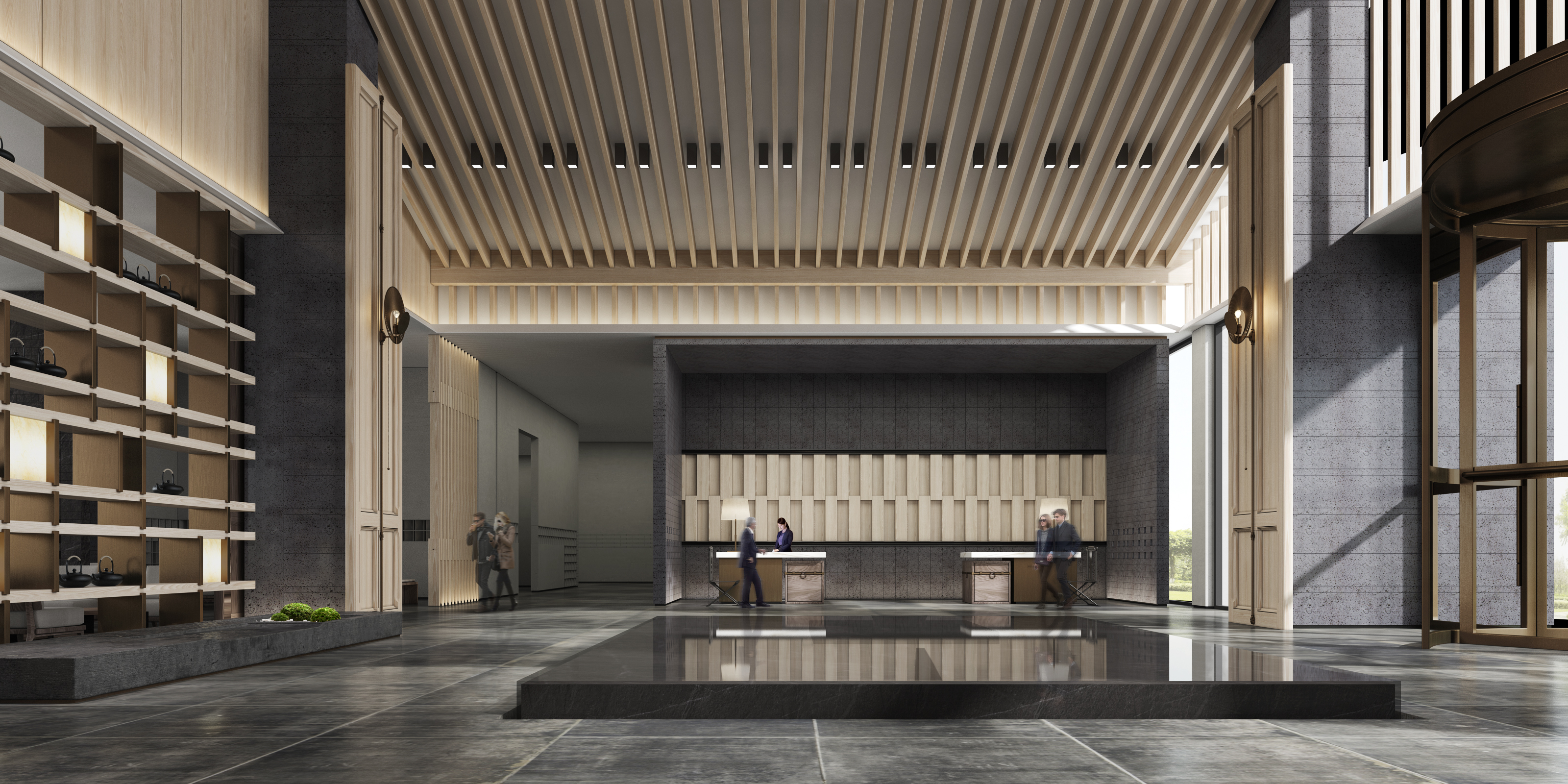 Customized furniture for the hotel lobby for DYHL005