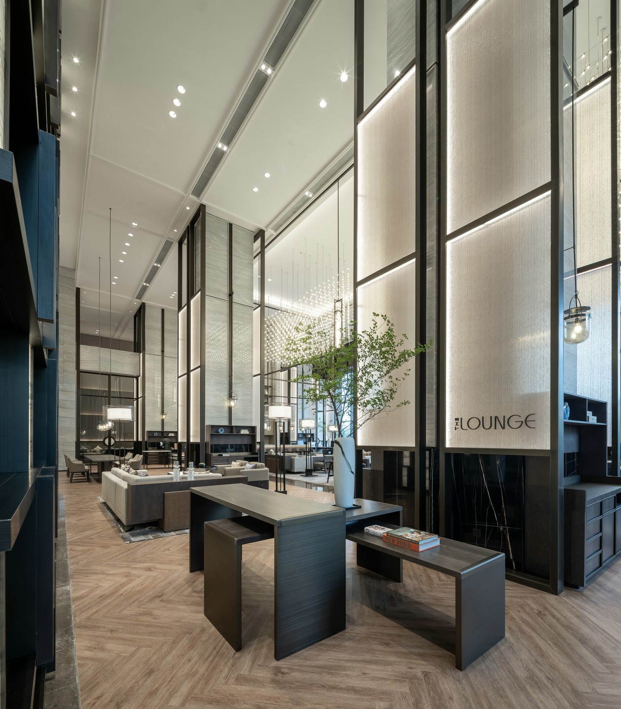 Customized furniture for the hotel lobby for DYHL002