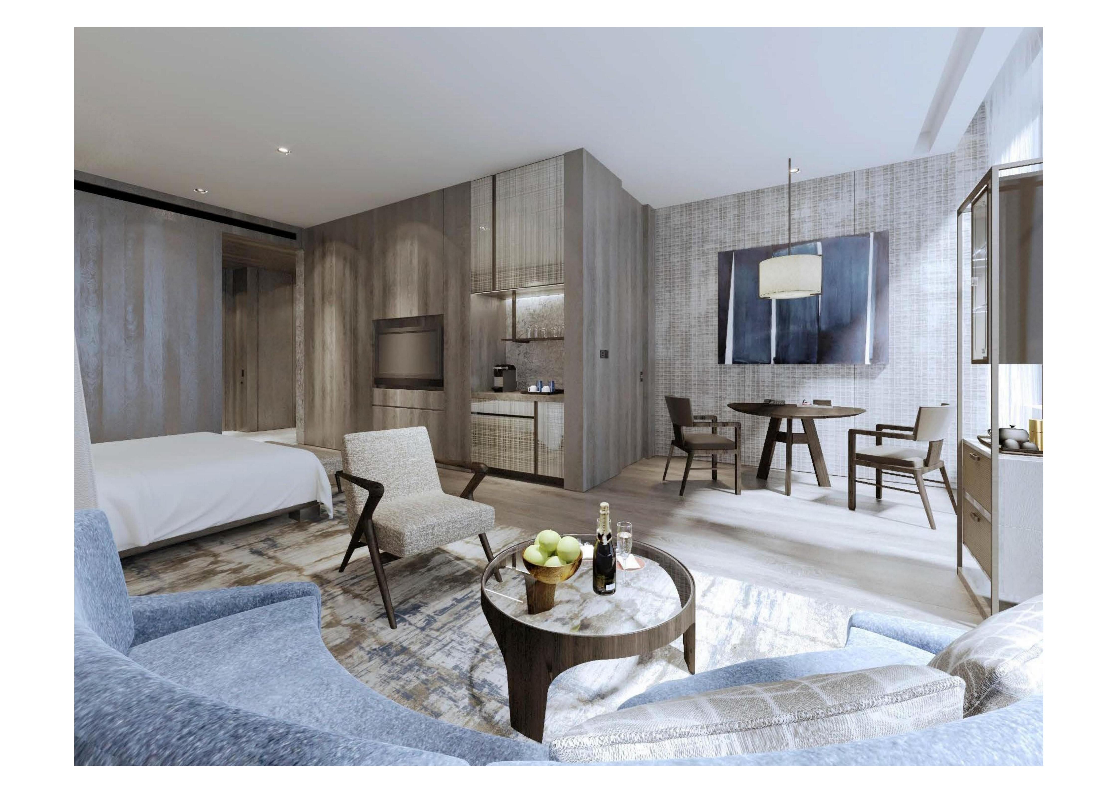 Customized hotel furniture for business king-size bed rooms for DYBDKR001