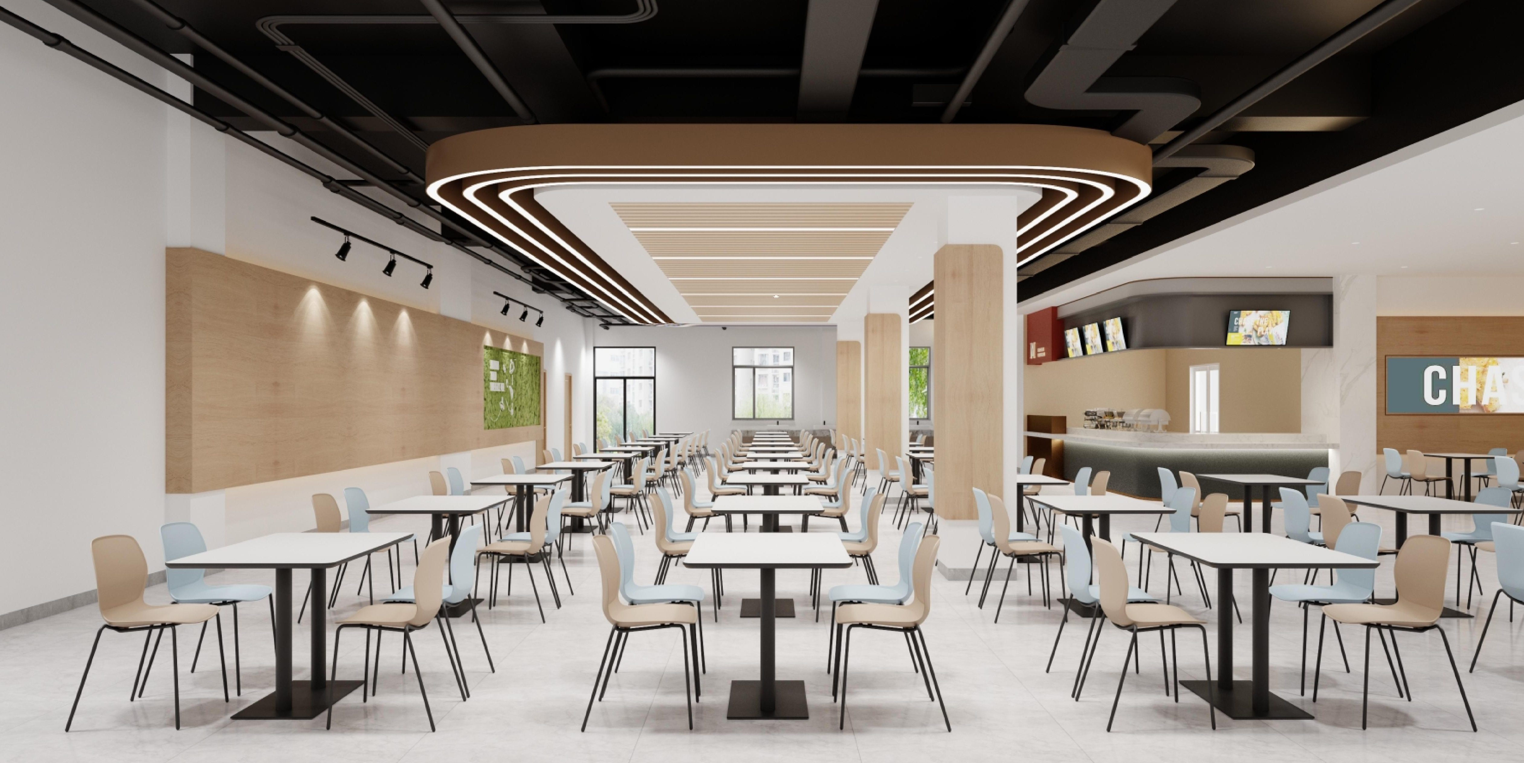 Customized furniture for the cafeteria and dining hall for DYR003