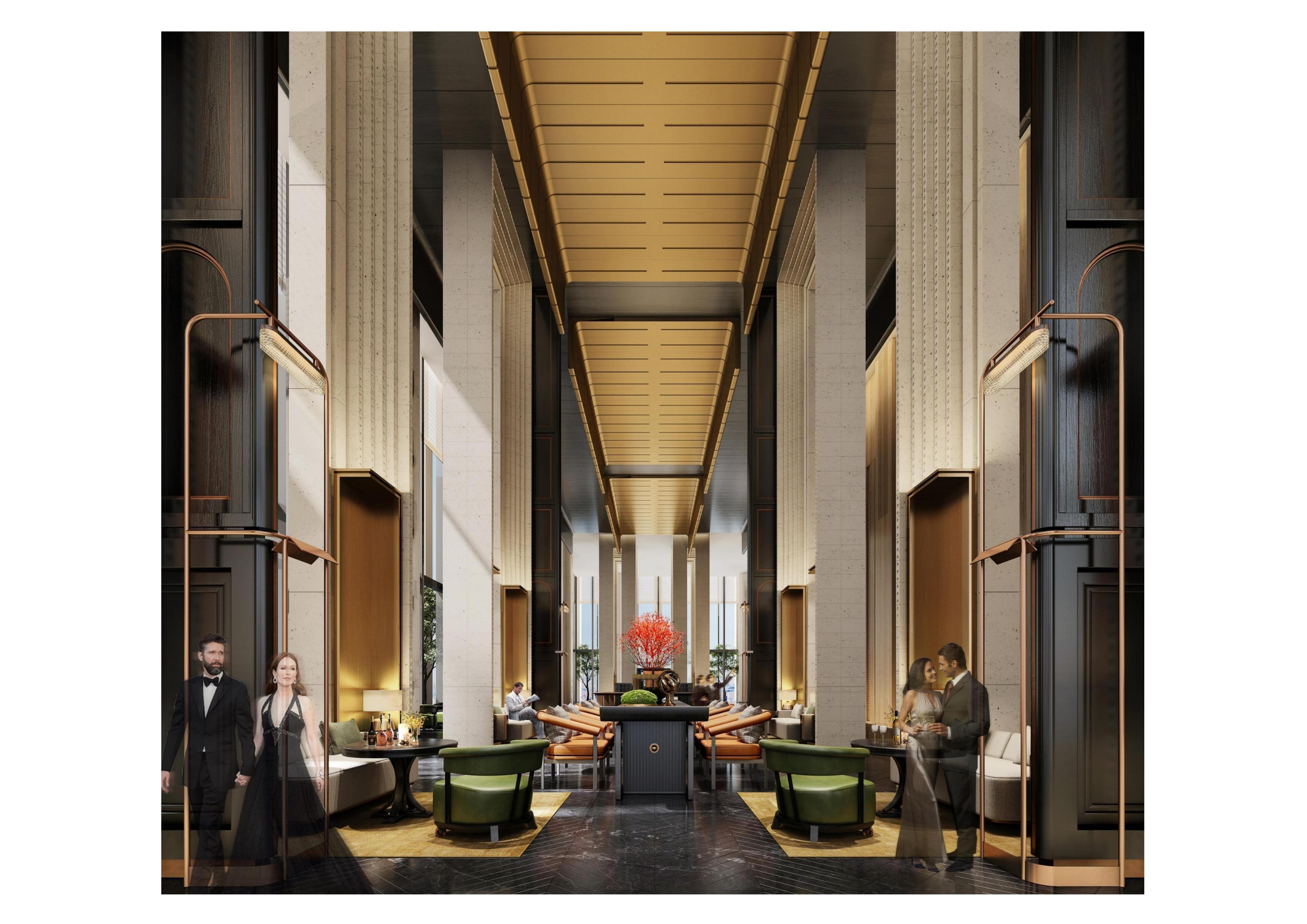 Customized furniture for the hotel lobby for DYHL004