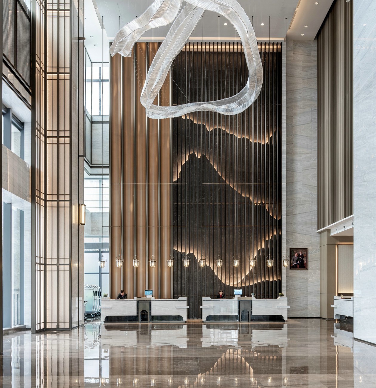 Customized furniture for the hotel lobby for DYHL002
