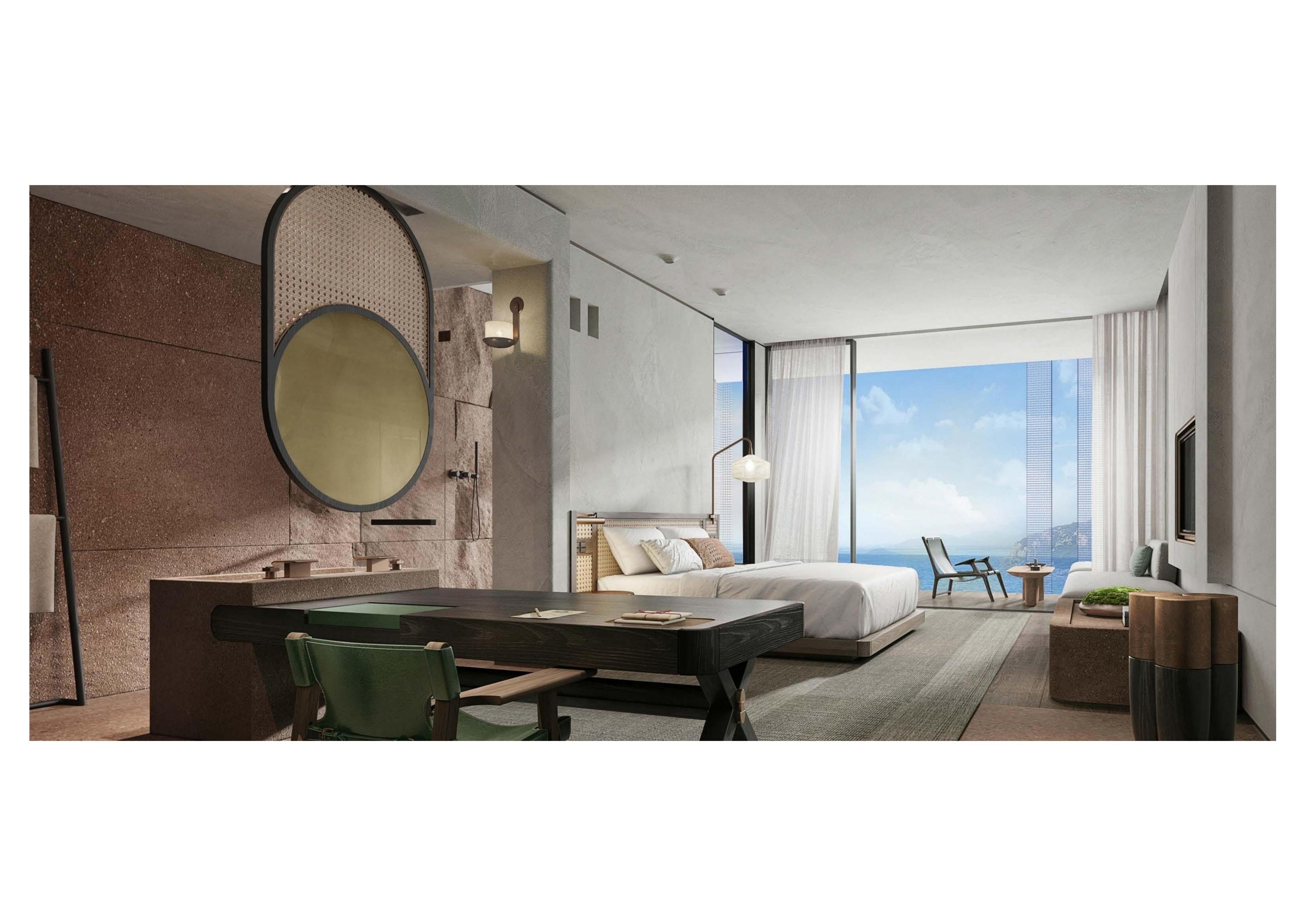 Customized hotel furniture for business king-size bed rooms for DYBDKR002