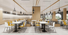 Customized furniture for the cafeteria and dining hall for DYR003
