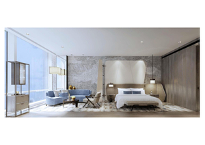 Customized hotel furniture for business king-size bed rooms for DYBDKR001