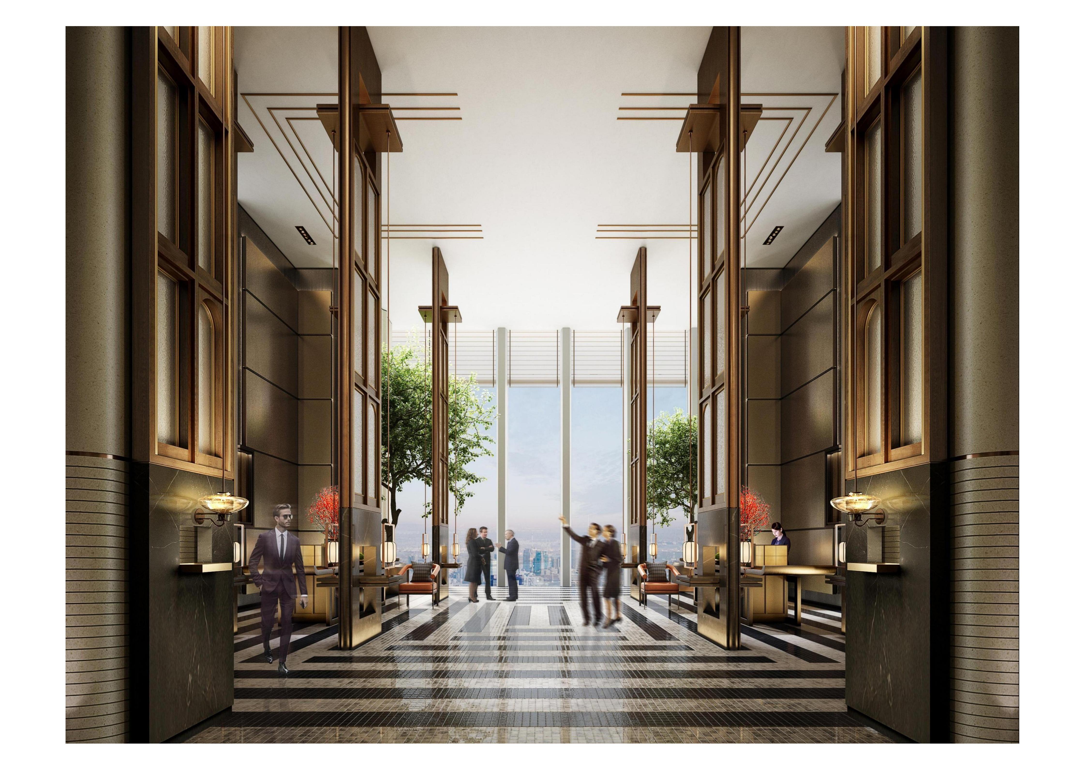 Customized furniture for the hotel lobby for DYHL004