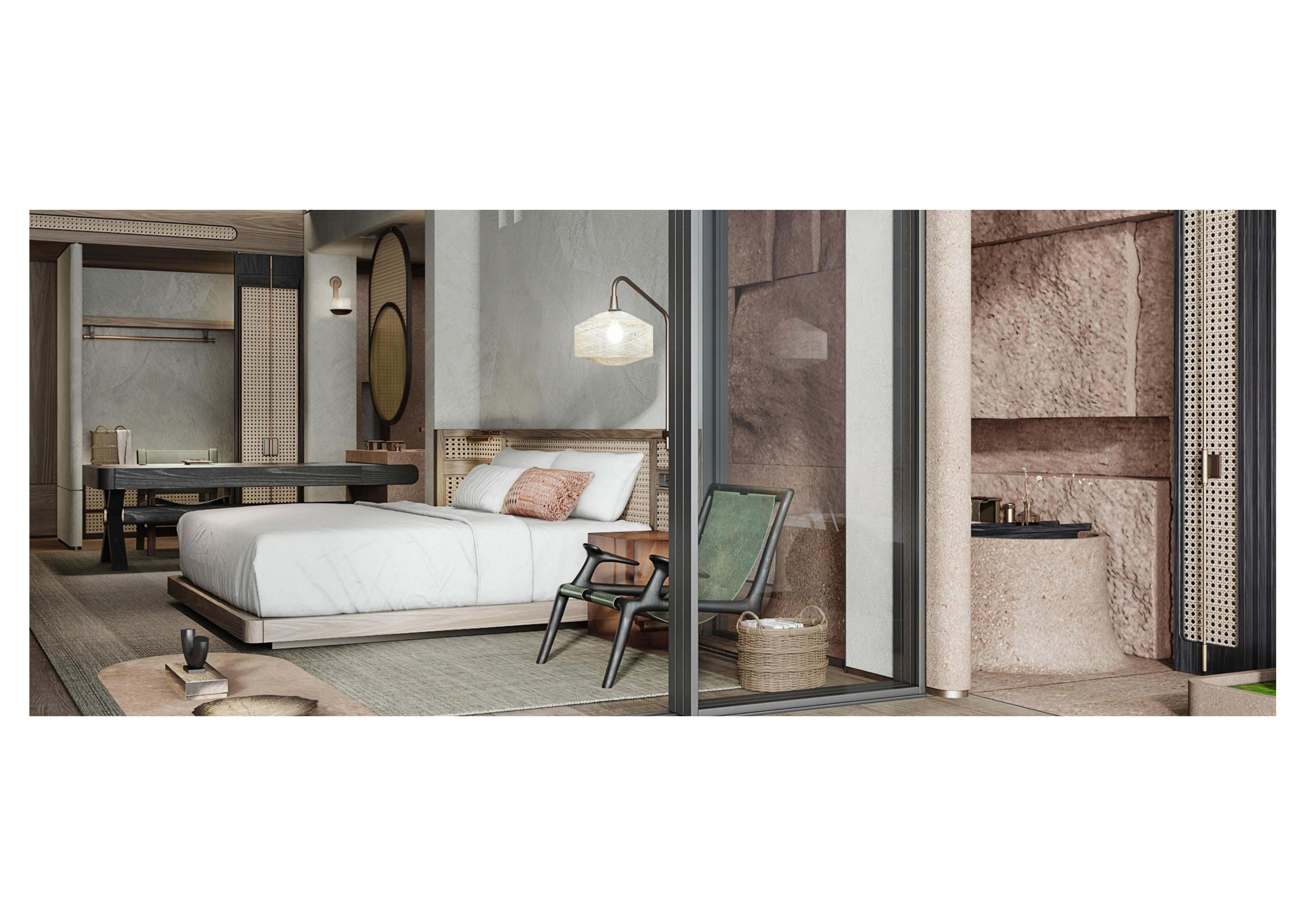 Customized hotel furniture for business king-size bed rooms for DYBDKR002