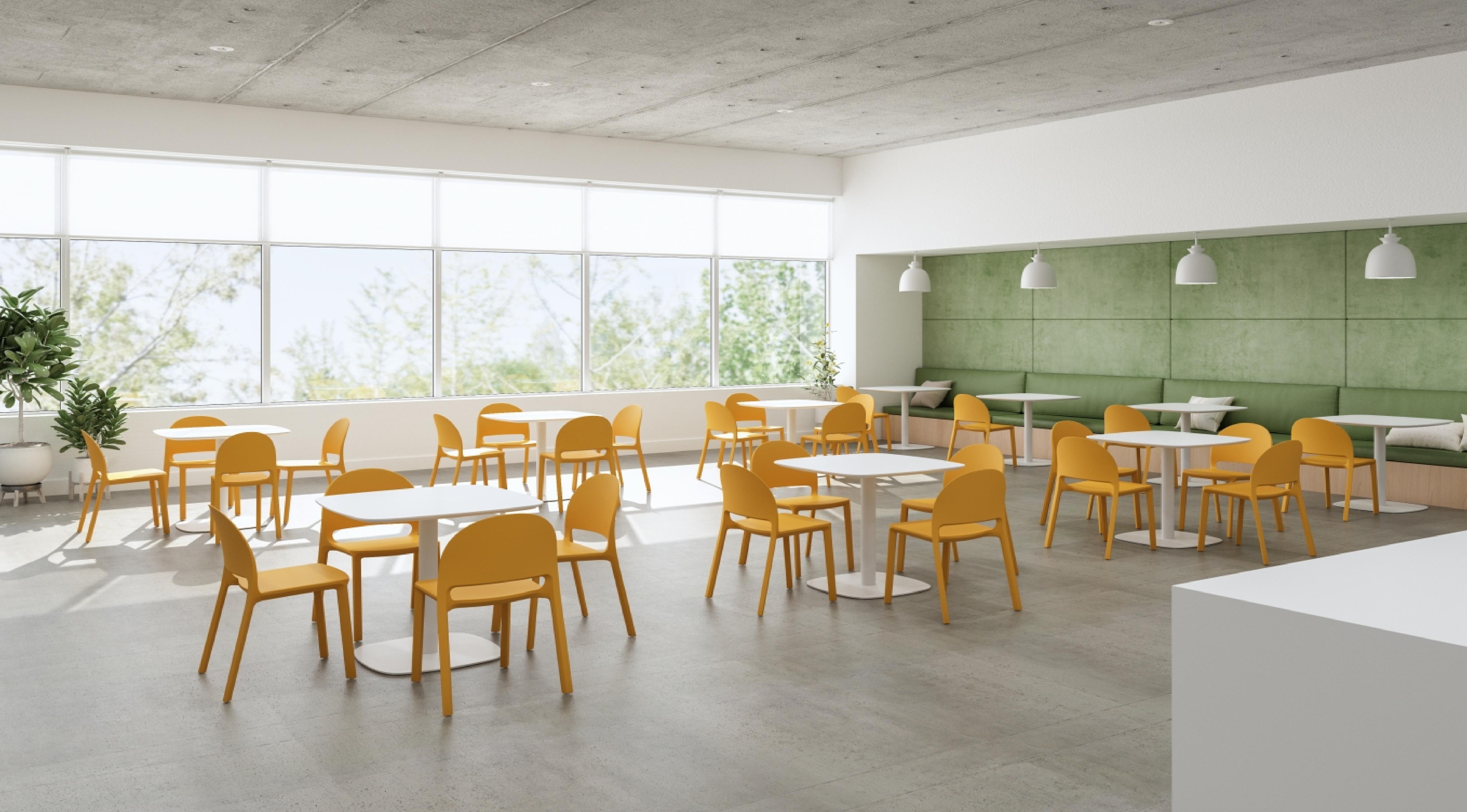 Customized furniture for the cafeteria and dining hall for DYR002